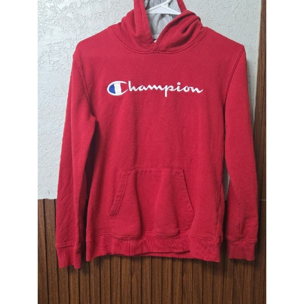 Champion Red Kids Unisex Sz 14/16 Turtleneck Sweater